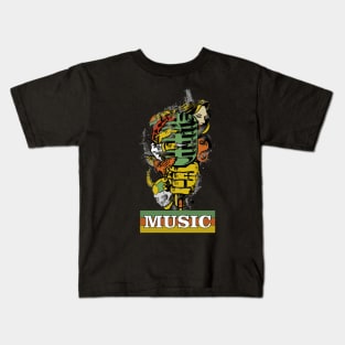 Music is a moral law Kids T-Shirt